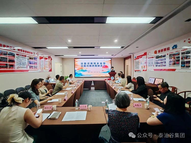 郑定辉应邀参加“扬帆出海 中法共赢” ——海内外豫籍侨商联合发展交流座谈会